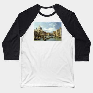 The Entrance to the Grand Canal, Venice by Canaletto Baseball T-Shirt